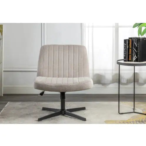 Wide Comfy Desk Chair with Wheels