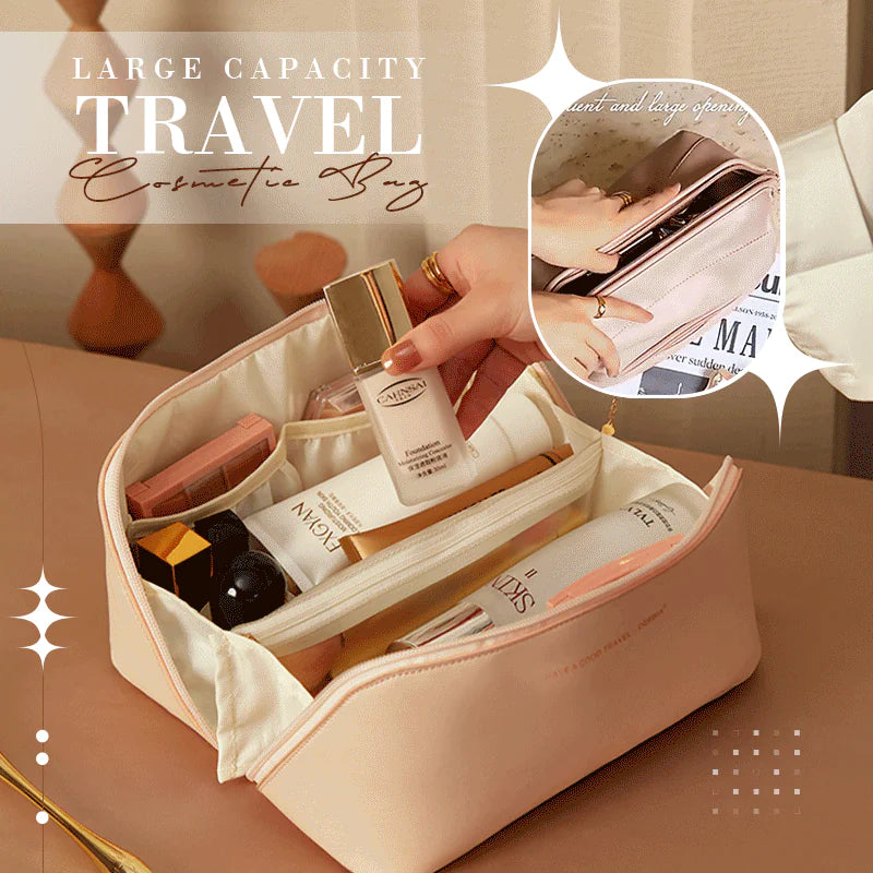 Luxury Makeup Organizer and Toiletry Kit Bag