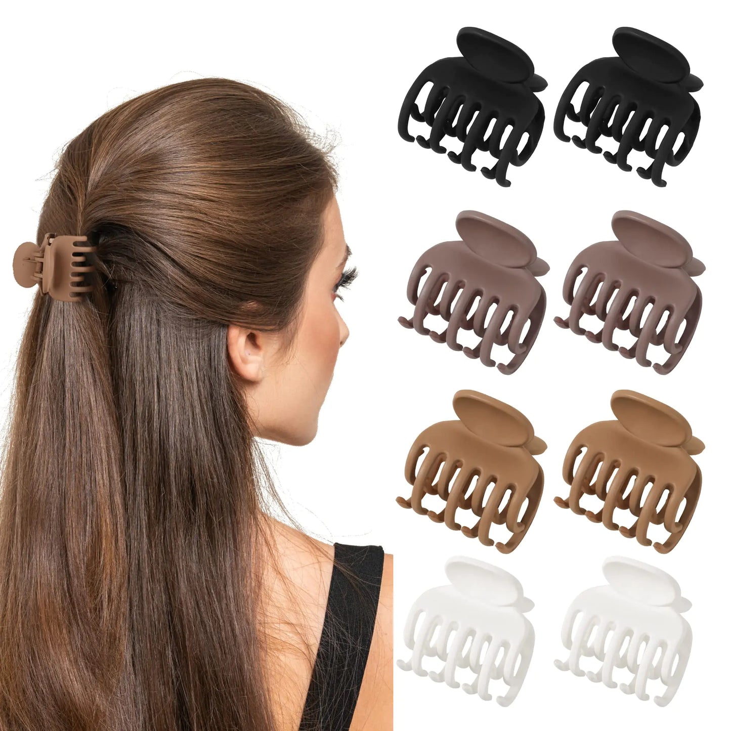 Small Matte Claw Clips
