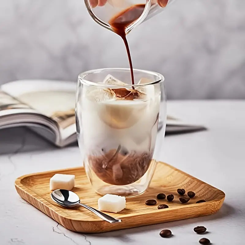 Double-Walled Glass Coffee Mugs