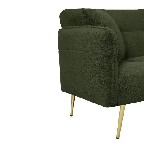Convertible Futon Sofa Bed With Folding Armrests