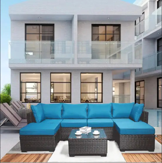 7 Piece Outdoor Garden Patio Furniture Set