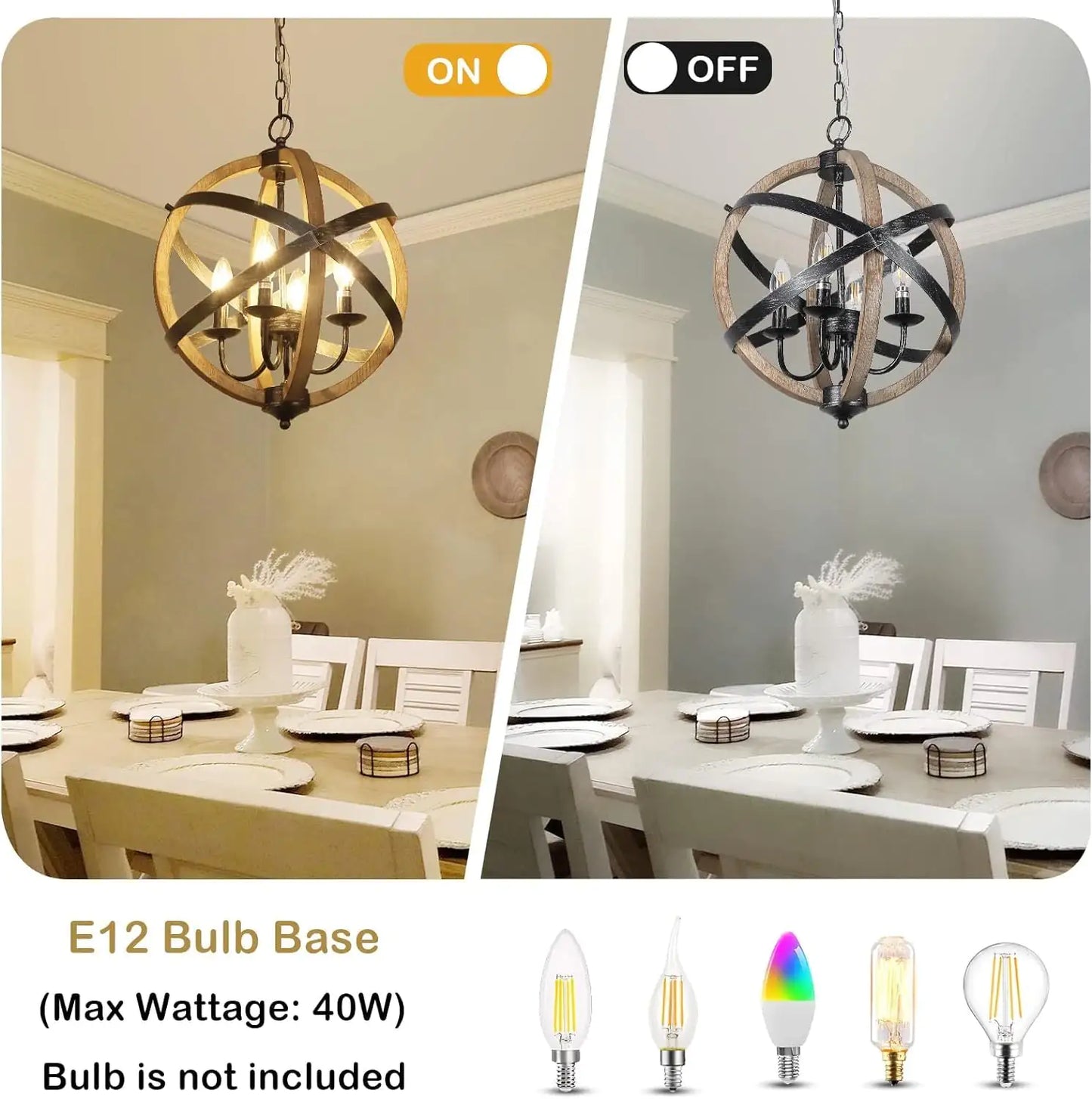 4 Height Adjustable Lamps
