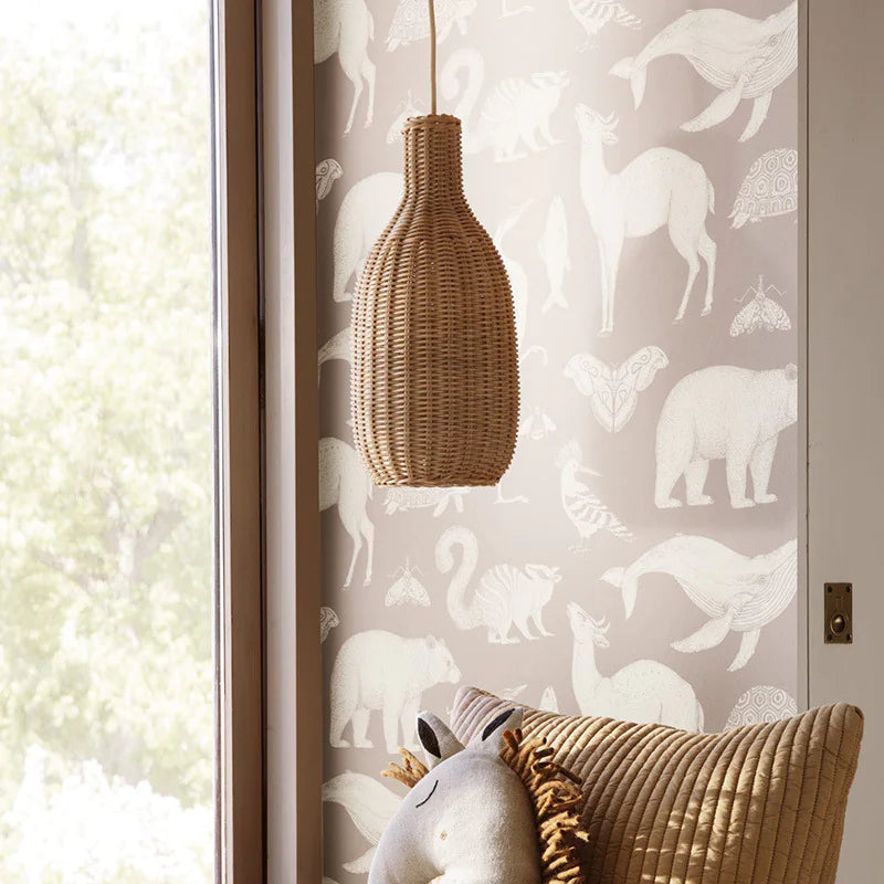 Handwoven Rattan Chandelier