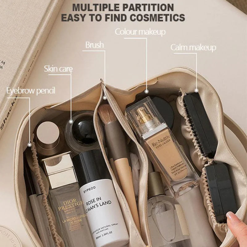 Luxury Makeup Organizer and Toiletry Kit Bag