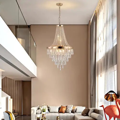 Large Golden Luxury Chandelier