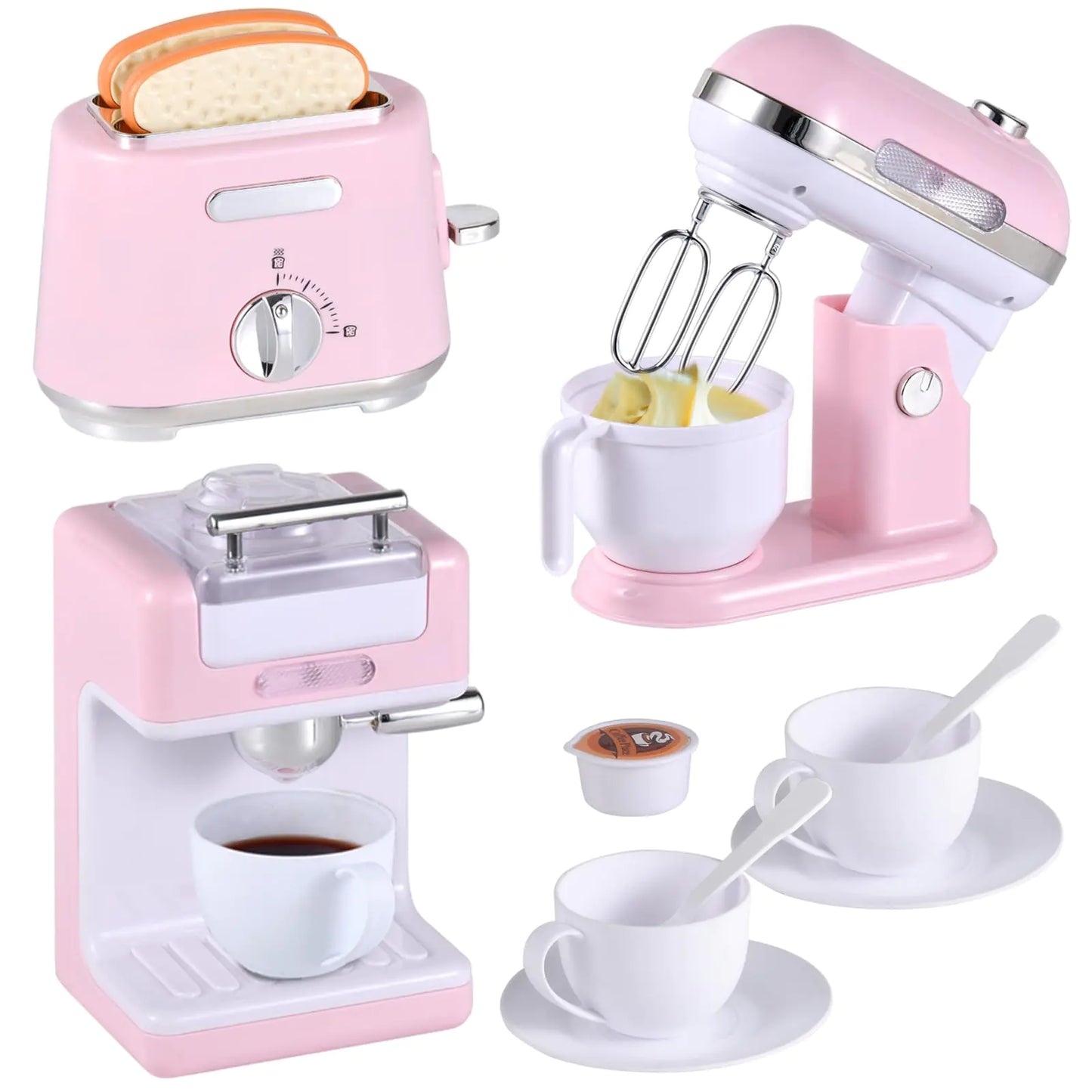 Pink Kitchen Appliances Toys Set
