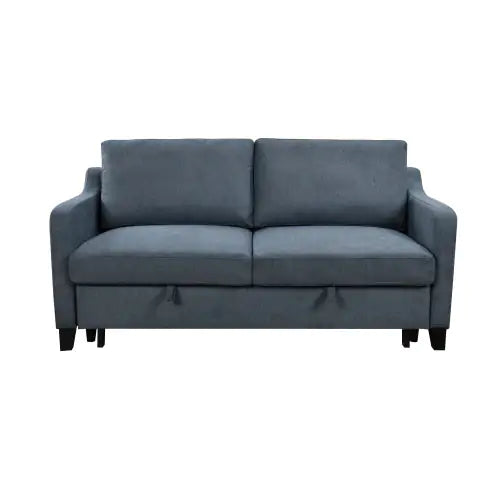 Dark Blue 3in-1 Convertible Queen Sofa Bed