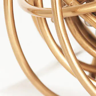 Modern Minimalist Iron Wire Ball Decor for Home