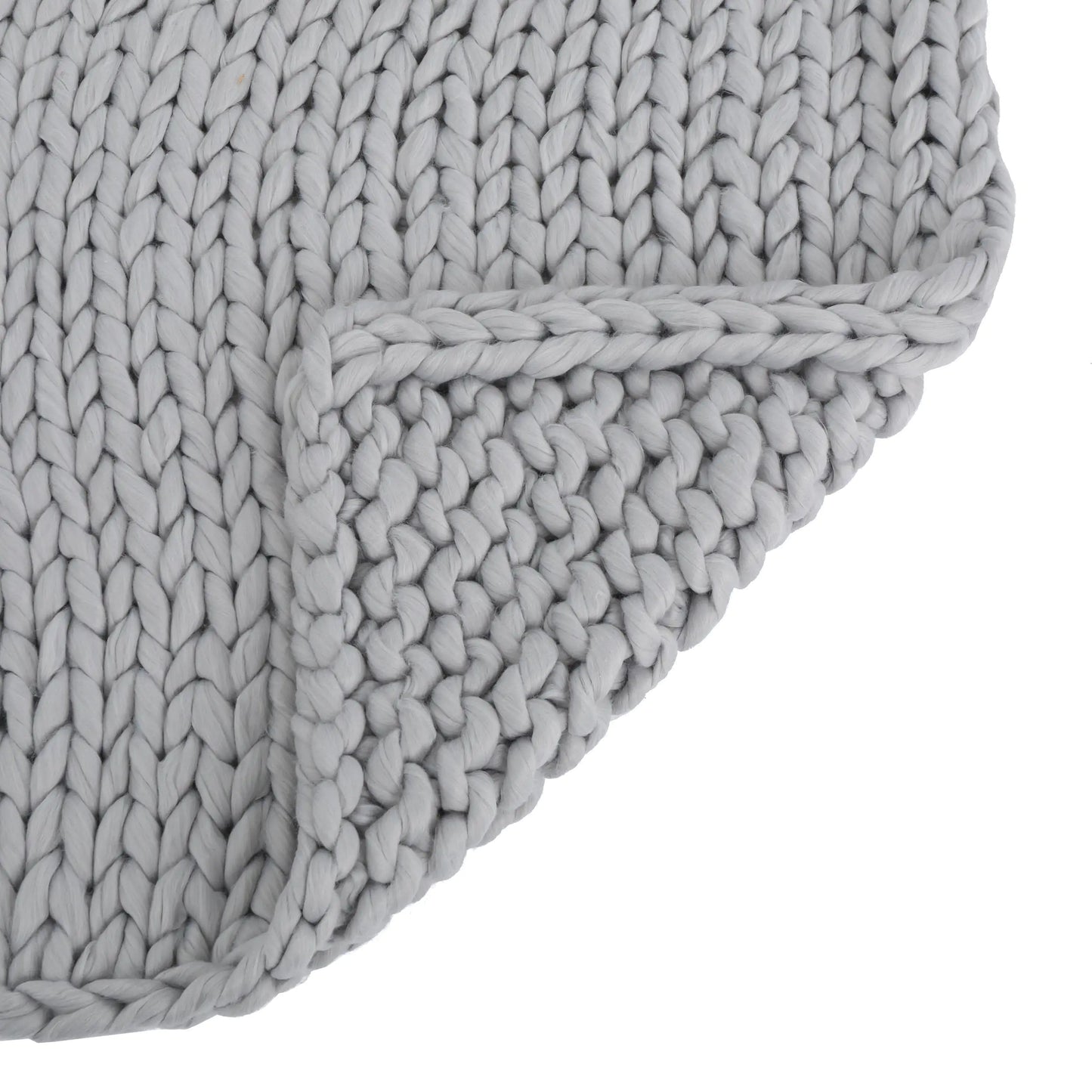 Knitted Weave Pattern Blanket