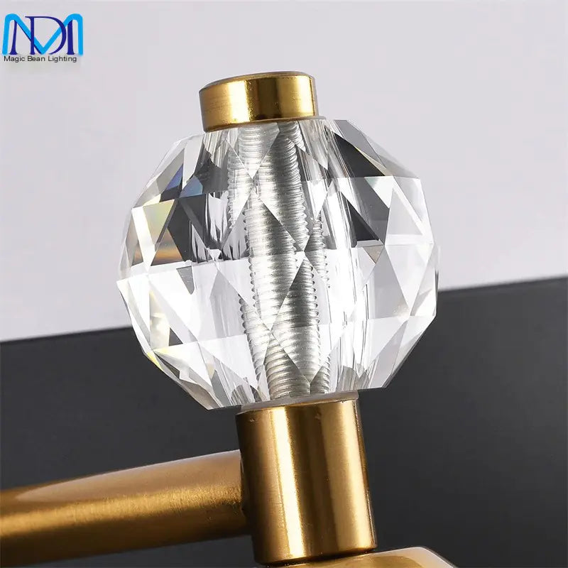 American Crystal Vanity Lighting for Bathroom Mirror