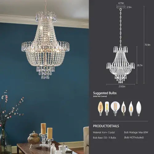 Large Modern Luxury Chandelier