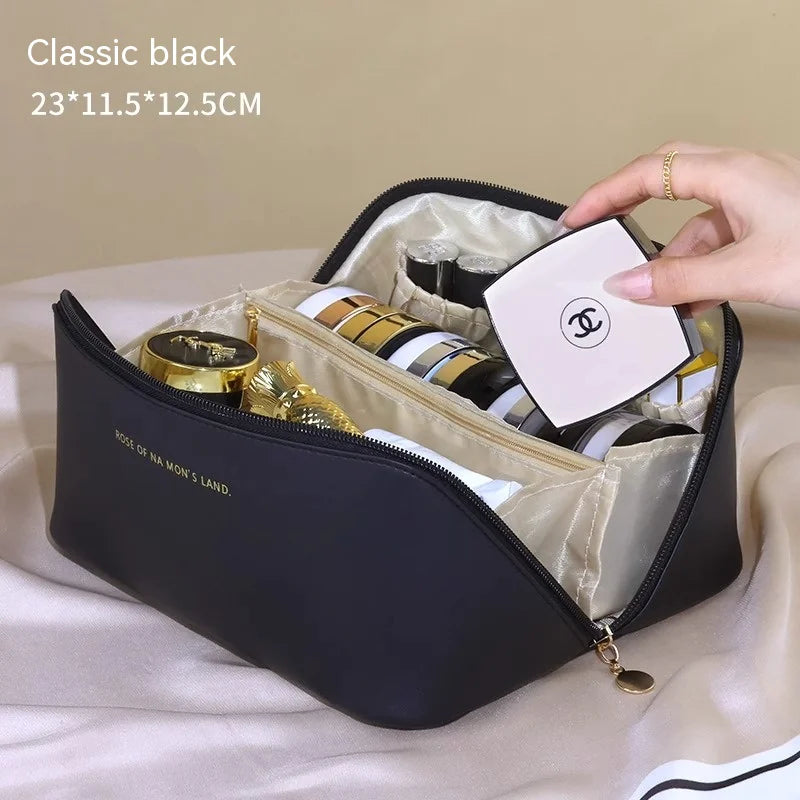 Luxury Makeup Organizer and Toiletry Kit Bag