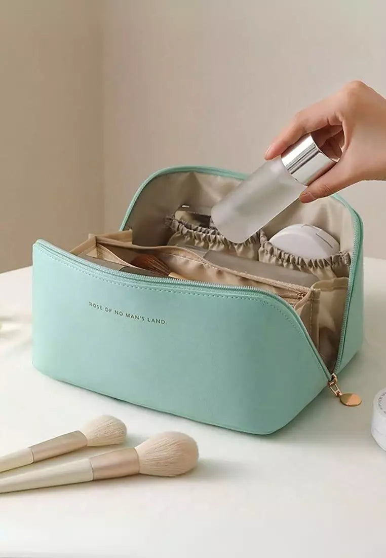 Luxury Makeup Organizer and Toiletry Kit Bag