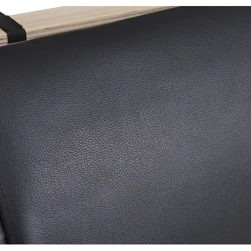 Black Full Size LED Light Bed Frame