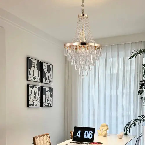 Large Golden Luxury Chandelier