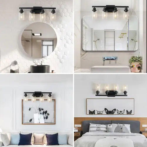 4 Rustic Bathroom Wall Lamps