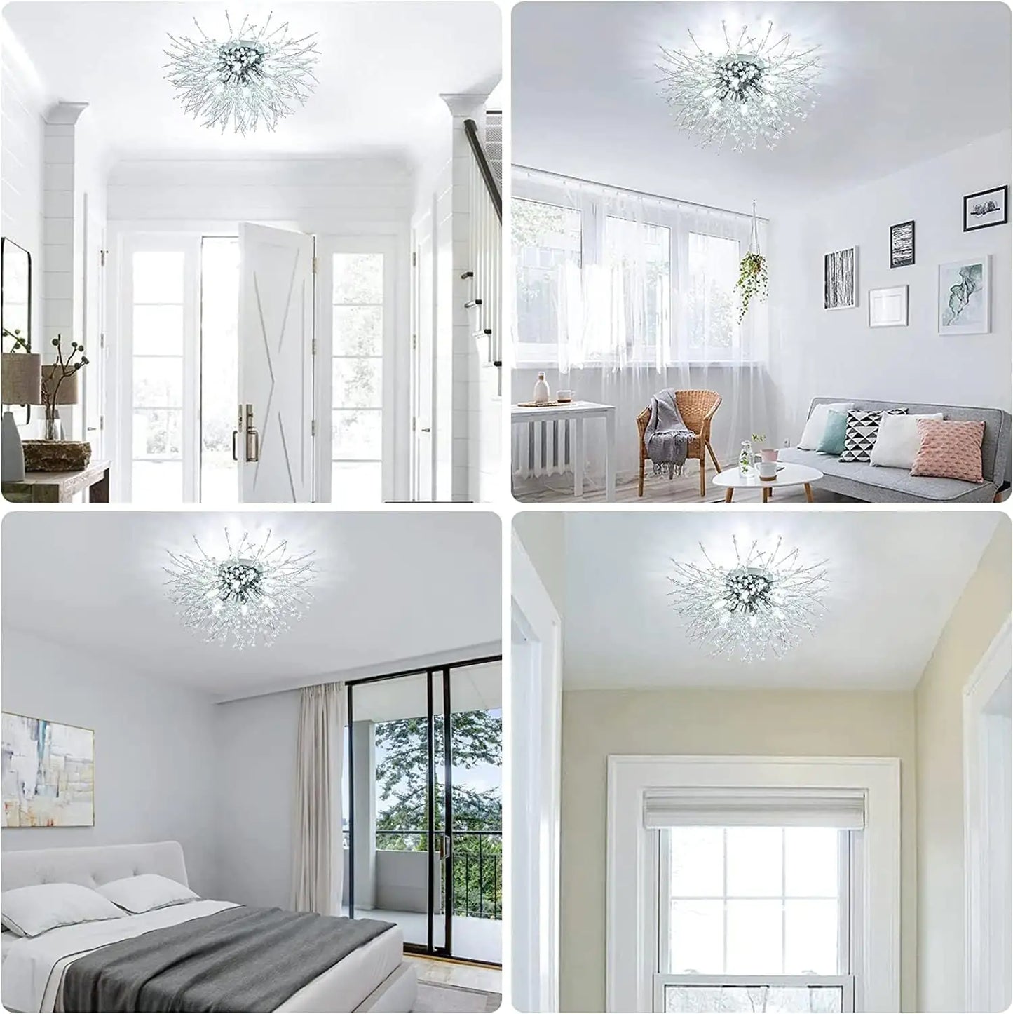 Crystal Recessed Chandelier