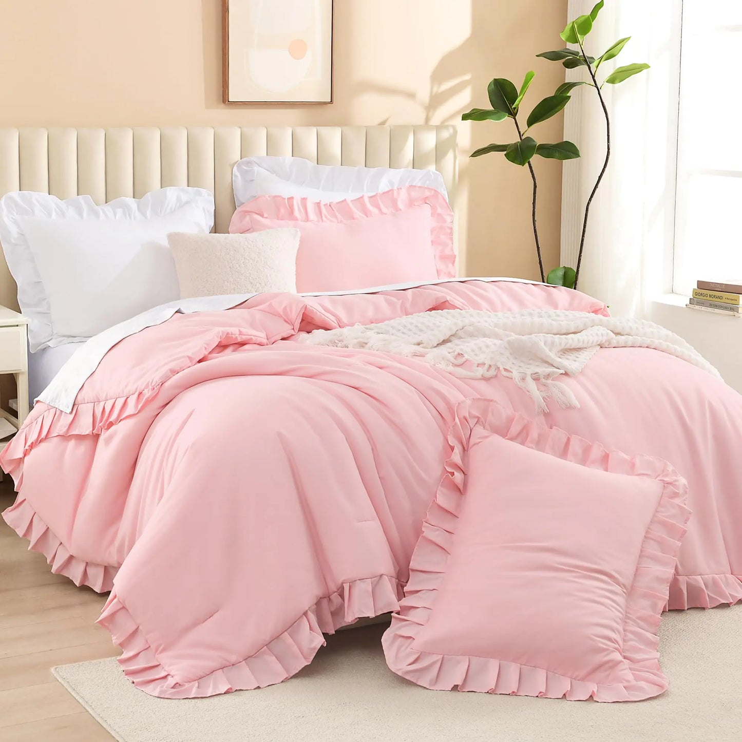 Pink Queen Comforter Set 3 Pieces