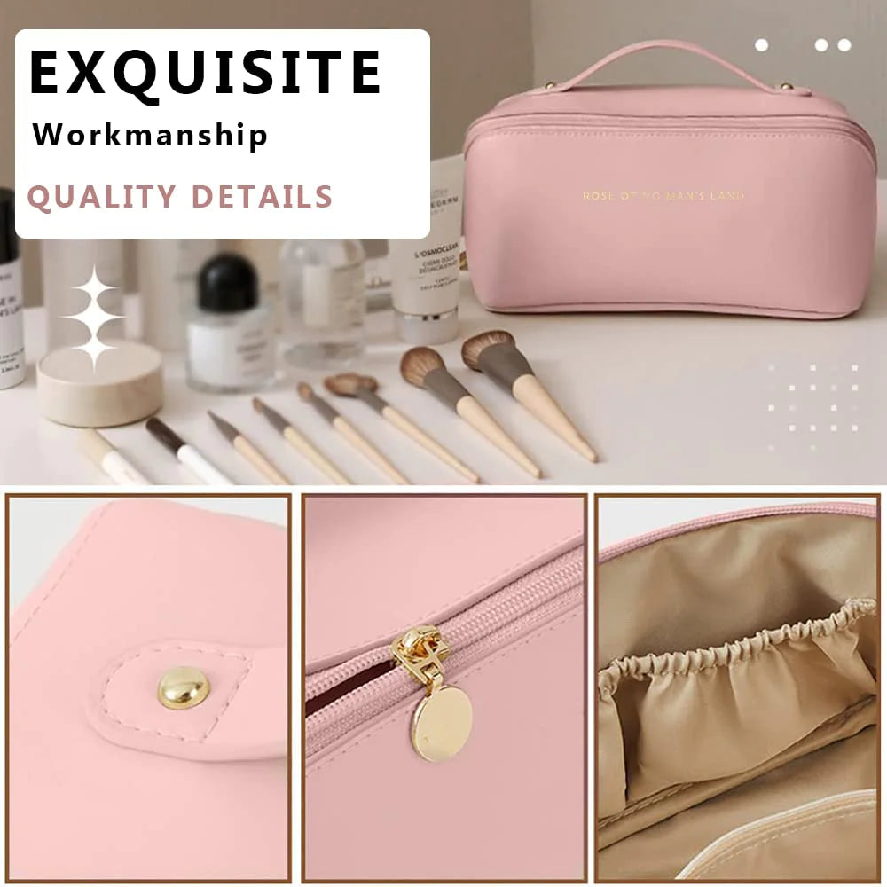 Luxury Makeup Organizer and Toiletry Kit Bag