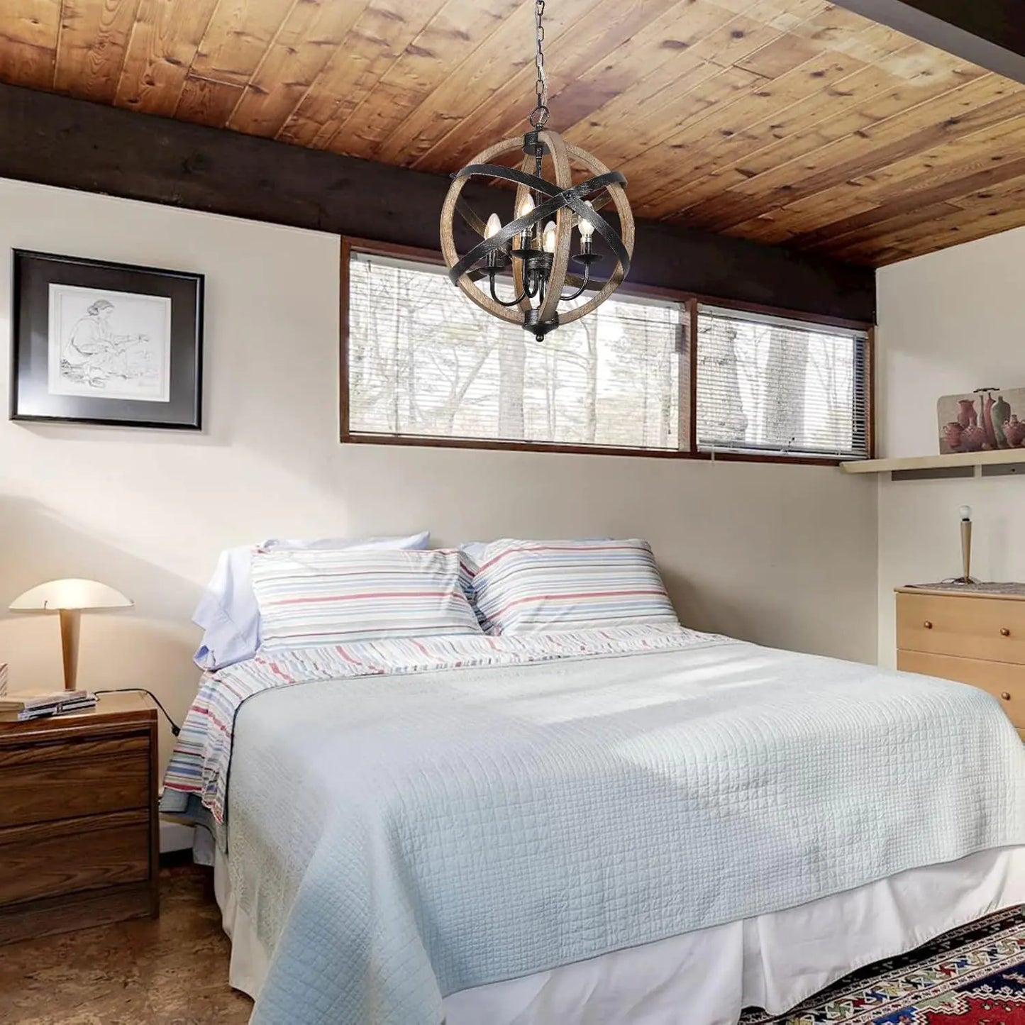 4 Height Adjustable Lamps