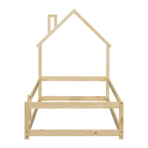 Twin Size Wood Floor Bed