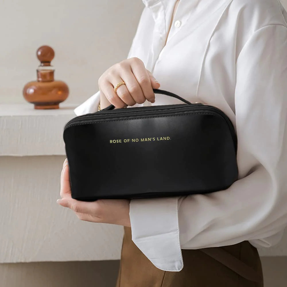 Luxury Makeup Organizer and Toiletry Kit Bag