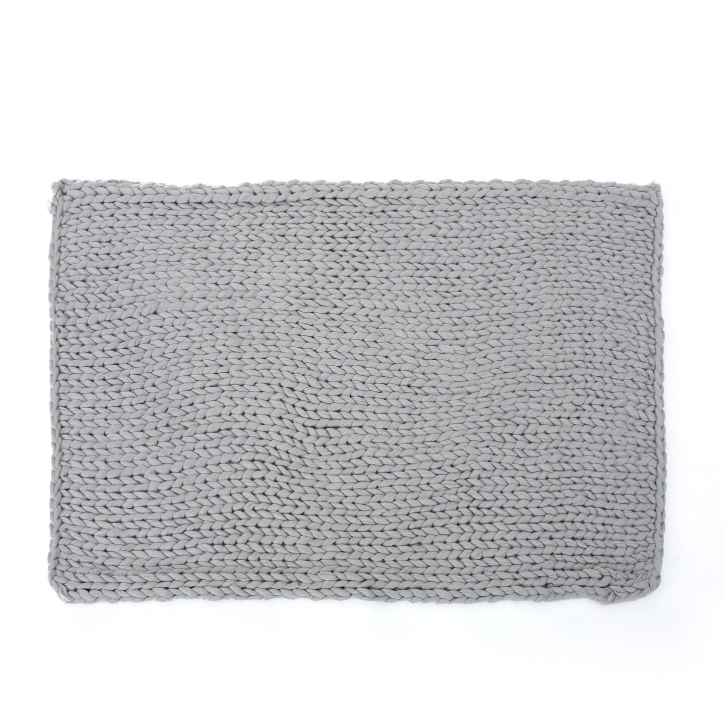 Knitted Weave Pattern Blanket