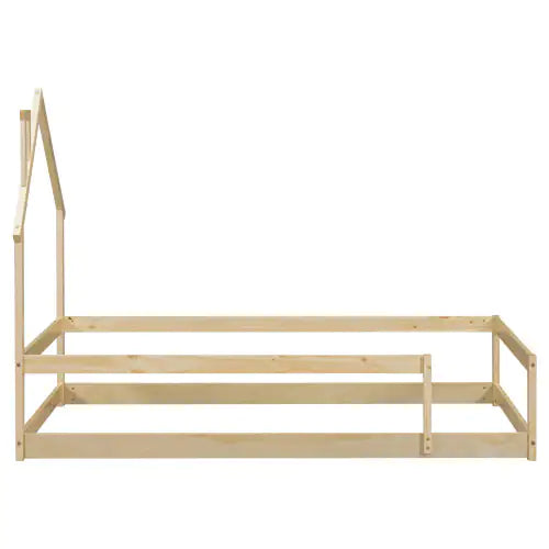 Twin Size Wood Floor Bed