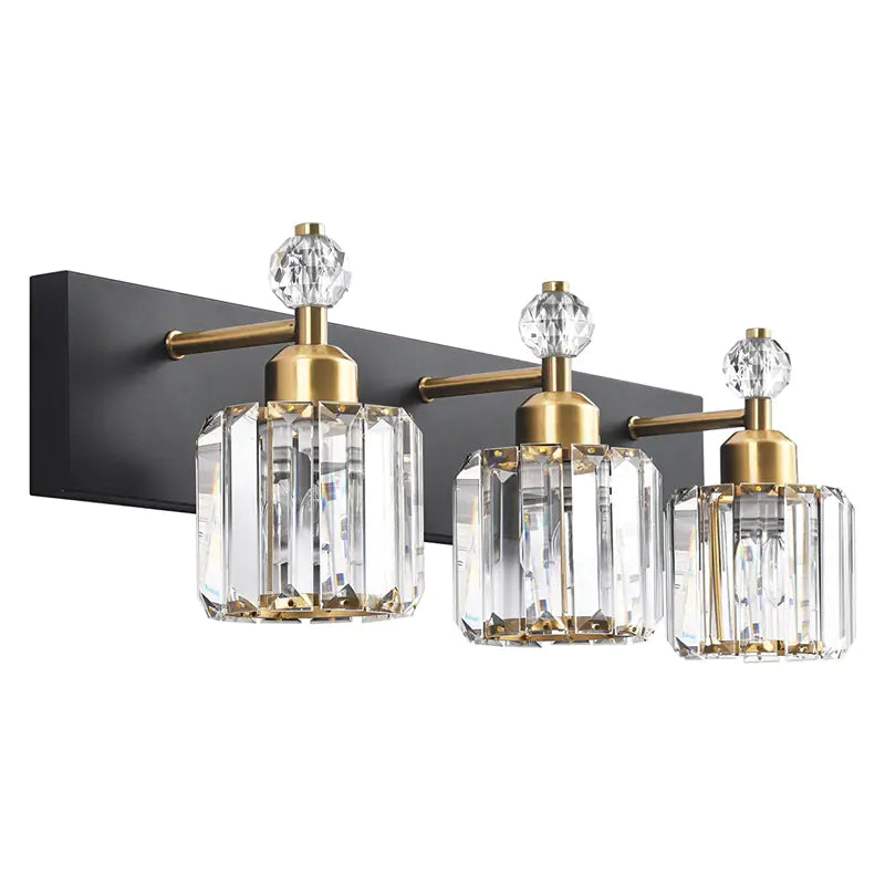 American Crystal Vanity Lighting for Bathroom Mirror