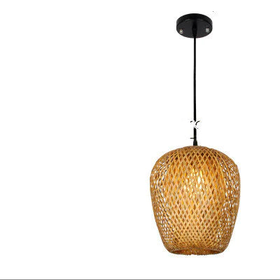 Bamboo Woven Chandelier