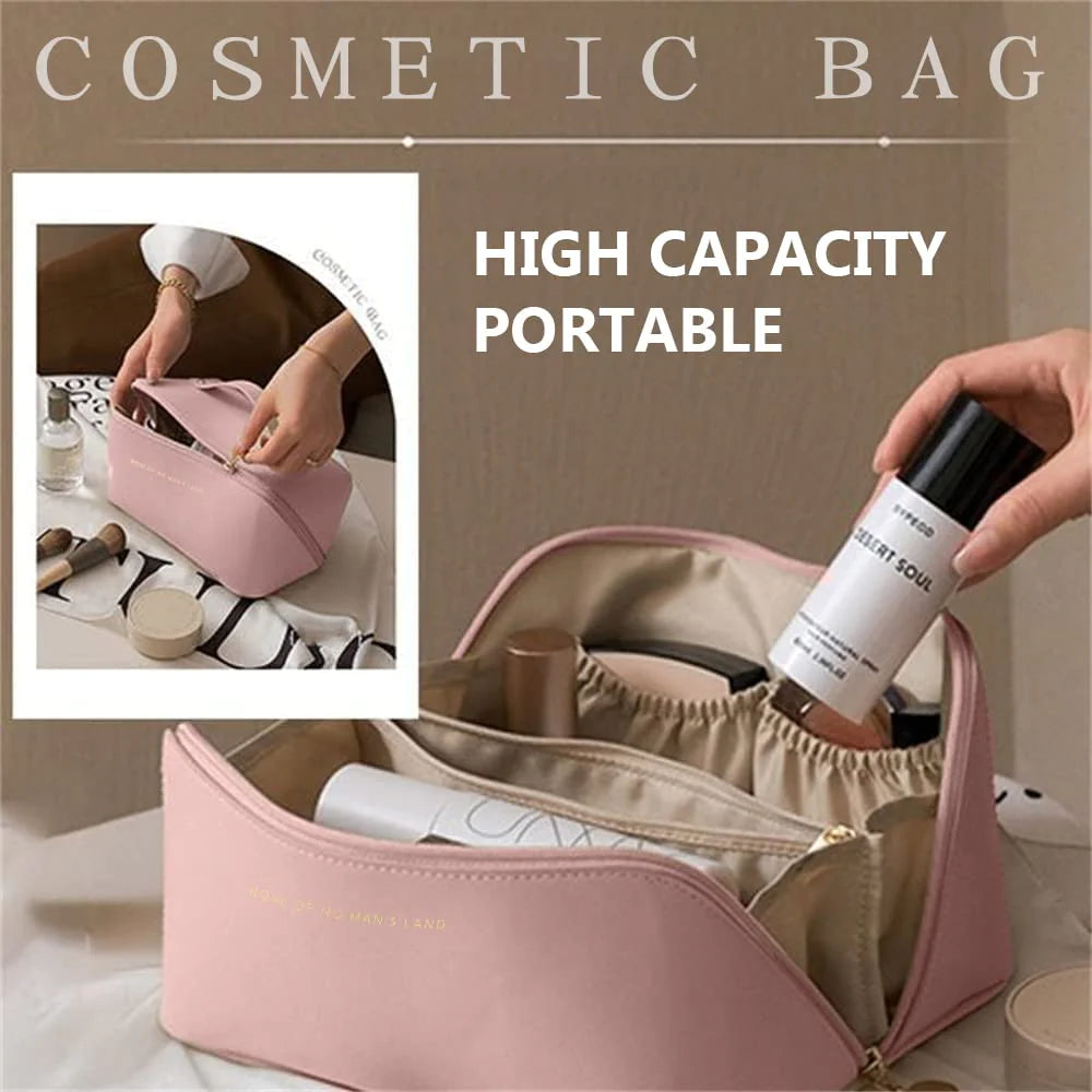 Luxury Makeup Organizer and Toiletry Kit Bag