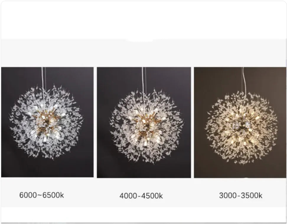 Dandelion Crystal Chandelier
