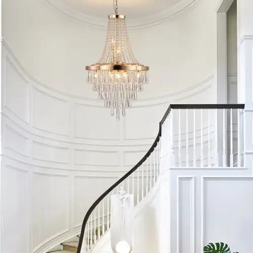 Large Golden Luxury Chandelier