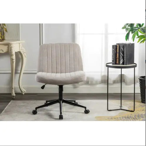 Wide Comfy Desk Chair with Wheels
