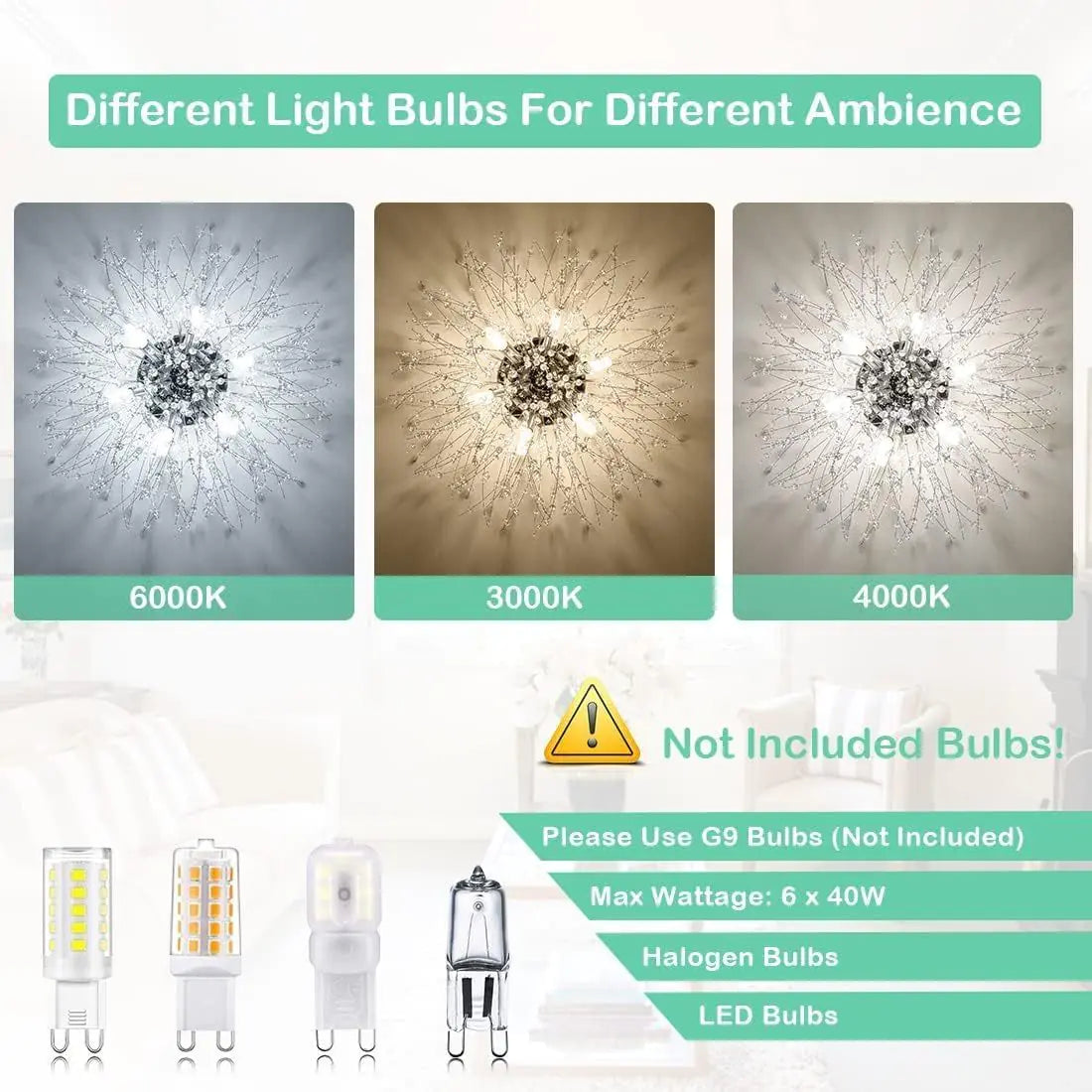 Crystal Recessed Chandelier