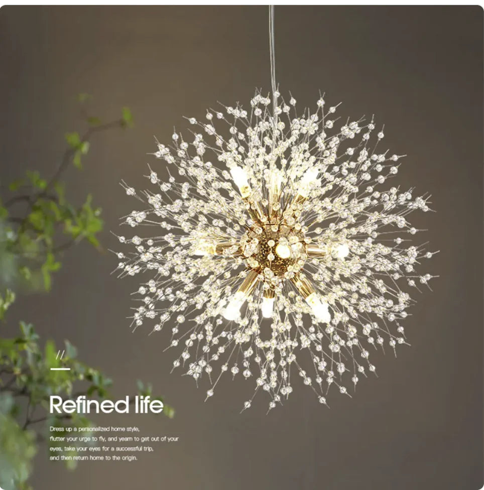 Dandelion Crystal Chandelier