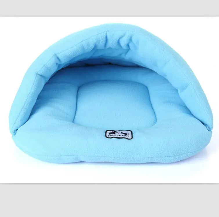 Luxury Warm Pet Bed with Candy Color Sleeping Bag