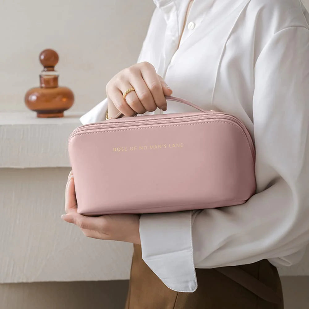 Luxury Makeup Organizer and Toiletry Kit Bag