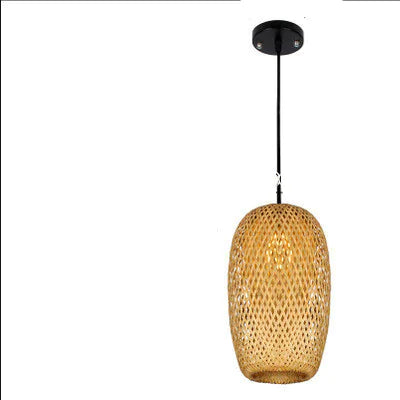 Bamboo Woven Chandelier