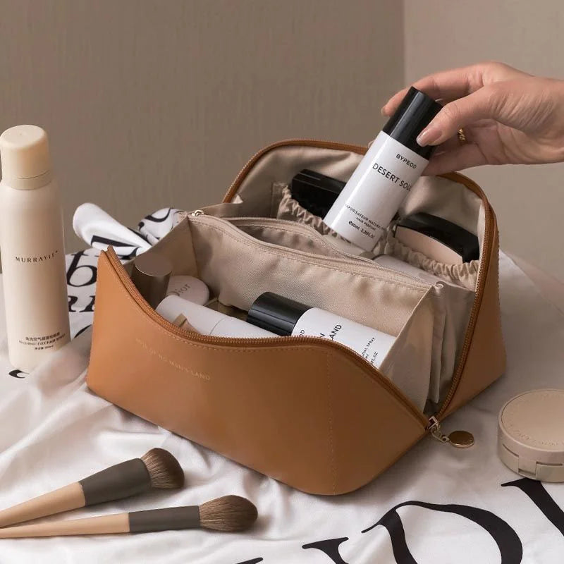 Luxury Makeup Organizer and Toiletry Kit Bag