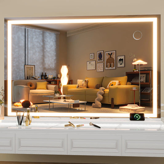 Vanity Mirror with Lights 50" x 34"