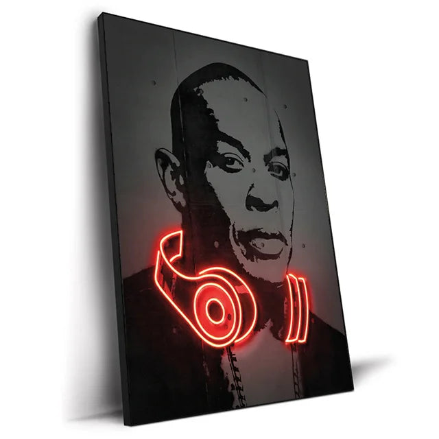 Neon Graffiti Artist Poster