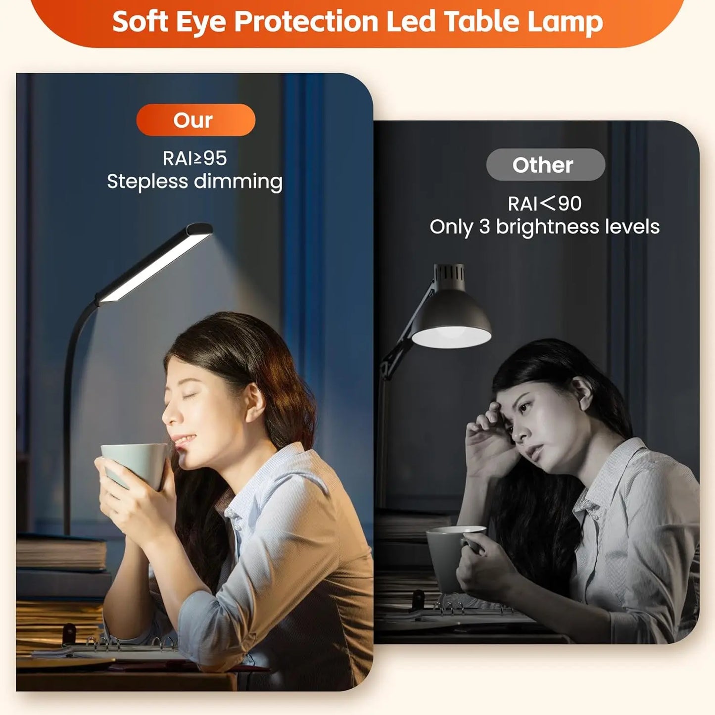 Double Head LED Desk Lamp