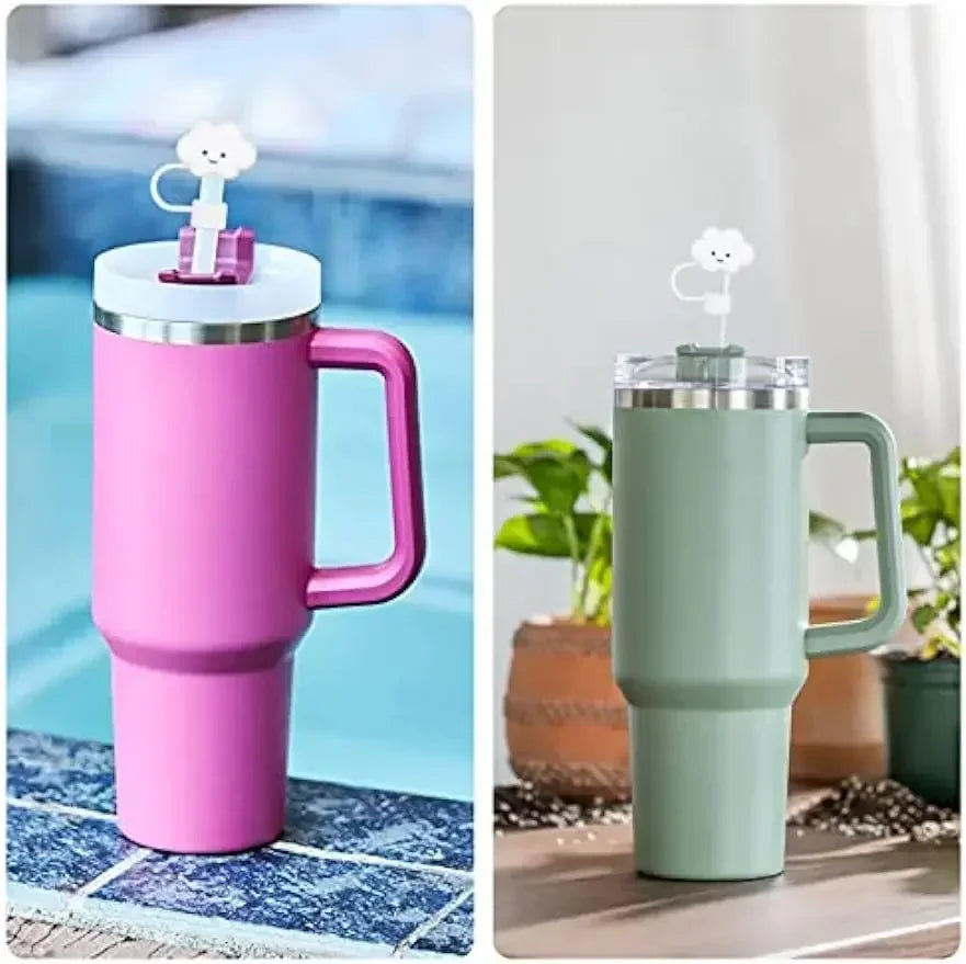 Cute Silicone Cloud Straw Covers