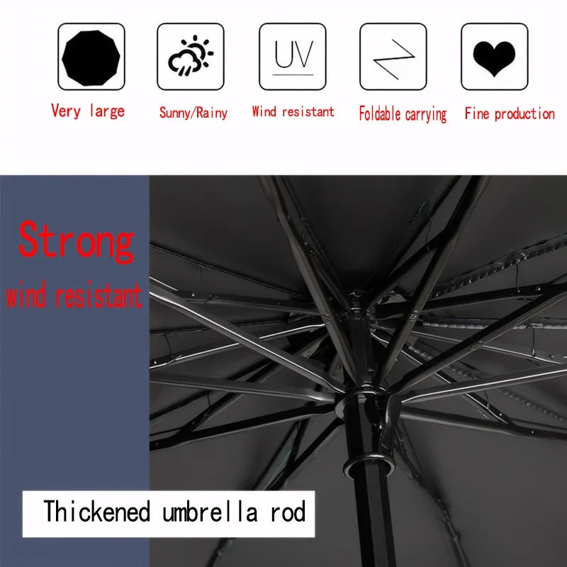 Waterproof Travel Sun Rain Umbrella