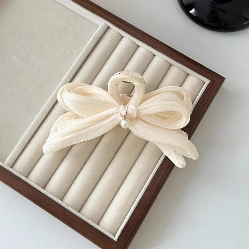 French Elegance Bow Hair Clip