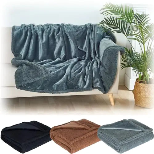 Grey Waterproof Blanket