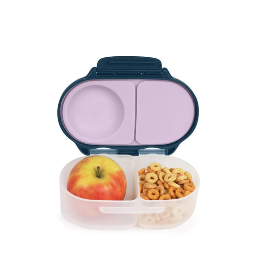 2 Compartment Snack Containers - Mini Bento Box Lunch Box