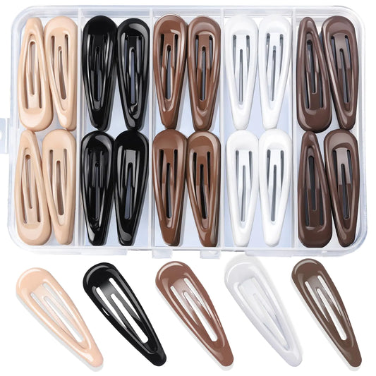 50Pcs Snap Hair Clips
